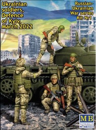  Masterbox Models  1/35 Ukrainian-Russian War: Ukrainian Soldiers Defense of Kyiv (4) MTB35223