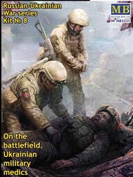  Masterbox Models  1/35 Russian-Ukrainian War: On the Battlefield Ukrainian Military Medics (2) & Wounded Soldier MTB35231
