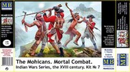  Masterbox Models  1/35 Mohicans Indians (2) & British Marines (2) Mortal Combat XVIII Century (New Tool) MTB35236