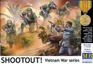 Vietnam War Shootout US Army Soldiers (4) & Vietnamese Soldier #MTB35241