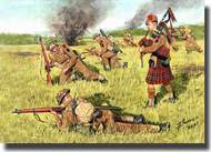 Masterbox Models  1/35 "Scotland The Brave" 3 Commonwealth Infantrymen and a Piper in Kilt - 4 Figures Set MTB35047