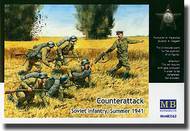  Masterbox Models  1/35 Counterattack Soviet Infantry, Summer 1941 MTB35063