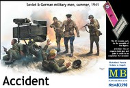  Masterbox Models  1/35 Accident, German Soldiers (2) & Soviet Soldiers (3) MTB35090