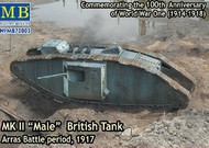  Masterbox Models  1/72 British Male Mk II Tank Arras Battle 1917 MTB72005