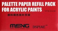  MENG Models  NoScale Palette Paper Refill Pack for Acrylic Paints (10 sheets) MGKMTS024A