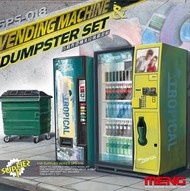  MENG Models  1/35 Soda Vending Machines & Dumpster MGKSPS18