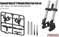  MENG Models  1/35 Kawasaki Ninja H2R Movable Metal Front Fork Set MGKSPS69