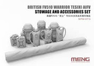  MENG Models  1/35 Stowage and Accessories Set for British FV510 Warrior TES(H) AIFV (MNG kit) MGKSPS73