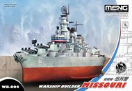  MENG Models  NoScale USS Missouri Warship Builder Cartoon Ship* MGKWB004