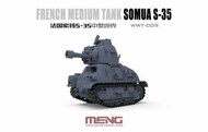  MENG Models  NoScale Meng World War Toons - French Medium Tank Somua S35 MGKWWT009