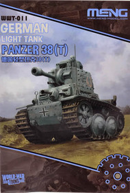  MENG Models  NoScale Meng World War Toons - German Light Tank Panzer 38(T) MGKWWT011