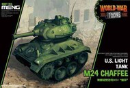  MENG Models  NoScale World War Toons - M24 Chaffee US Light Tank MGKWWT018