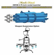  Metallic Details  1/32 XM158 2.75 inch rocket launcher MDMDR3215