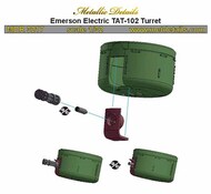  Metallic Details  1/32 Emerson Electric TAT-102 Turret MDMDR3217