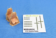  Metallic Details  1/48 Bell V-22 Osprey seats 3d-printed MDMDR48232