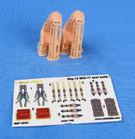  Metallic Details  1/48 Ejection seat KK-2 3d-printed 3d-printed seats and seatbelts for Mikoyan MiG-15 and MiG-17 MDMDR48234