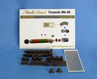  Metallic Details  1/48 Torpedo Mk.46 x 2 Kit MDMDR4847