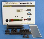  Metallic Details  1/48 Torpedo Mk.54 x 2 Kit MDMDR4849