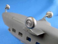  Metallic Details  1/72 Antonov An-28 wheels and landing gear 3D-printed MDMDR7268
