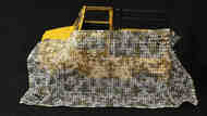 Modern Camouflage Net (Barracuda-type) flexible 3D-printed decal WINTER #MDP35003