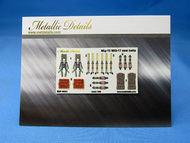  Metallic Details  1/48 Mikoyan MiG-15/MiG-17 seat belts 3d-printed MDP48003