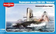  Micro-Mir  1/350 U.S. nuclear-powered submarine 'Skipjack' class MCK350008