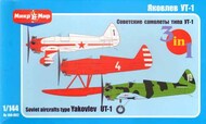 Soviet aircraft type Yakovlev UT-1, UT-1B, UT-1 hydro (3 in the box) #MM144-002