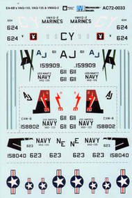 Grumman EA-6B VAQ-133, VAQ-135 & VMAQ-2 #MS72033
