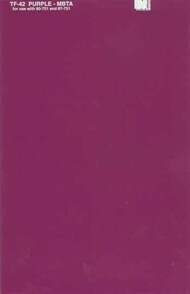  Microscale Decals  NoScale MBTA Purple (trimfilm) MSTF42
