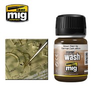 Brown wash for German Dark Yellow #AMM1000