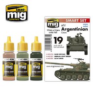  Ammo by Mig Jimenez  NoScale AFV ARGENTINIAN COLORS AMM7167