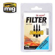  Ammo by Mig Jimenez  NoScale FILTER SET FOR WINTER AND UN VEHICLES AMM7450