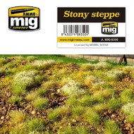  Ammo by Mig Jimenez  NoScale Grass Mats - STONY STEPPE AMM8350