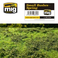  Ammo by Mig Jimenez  NoScale Grass Mats - SMALL BUSHES - SPRING AMM8360