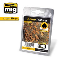  Ammo by Mig Jimenez  NoScale Leaves - LIME - AUTUMN AMM8404