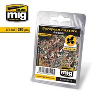  Ammo by Mig Jimenez  NoScale Leaves - EUROPEAN MIXTURE - DRY LEAVES AMM8410