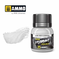  Ammo by Mig Jimenez  NoScale Dio Drybrush Paint - Aluminium (40ml bottle) AMM0628
