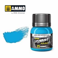  Ammo by Mig Jimenez  NoScale Dio Drybrush Paint - Saphire Blue (40ml bottle) AMM0630