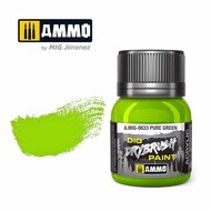  Ammo by Mig Jimenez  NoScale Dio Drybrush Paint - Pure Green (40ml bottle) AMM0633