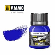  Ammo by Mig Jimenez  NoScale Dio Drybrush Paint - Dark Blue (40ml bottle) AMM0641