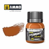  Ammo by Mig Jimenez  NoScale Dio Drybrush Paint - Leather Brown (40ml bottle) AMM0651