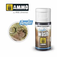  Ammo by Mig Jimenez  NoScale Acrylic Wash - Black Wash (15ml) AMM0711