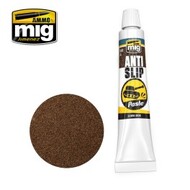  Ammo by Mig Jimenez  NoScale AMMO by Mig Anti Slip Paste - Brown Color (for 1/35) AMM2035