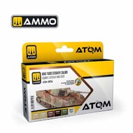 Atom: King Tiger Exterior Acrylic Paint Set (6 Colors) 20ml Bottles #AMM20726