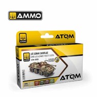 Atom: Late German Camouflage Acrylic Paint Set (6 Colors) 20ml Bottles - Pre-Order Item #AMM20728