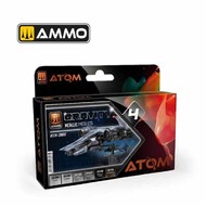 Atom: Gravity 4 Metallic Acrylic Paint Set (6 Colors) 20ml Bottles #AMM20807