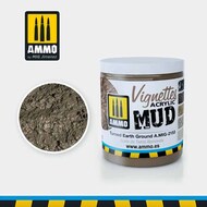  Ammo by Mig Jimenez  NoScale Acrylic Mud for Vignettes - Turned Earth Ground (100ml) AMM2153