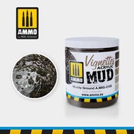  Ammo by Mig Jimenez  NoScale Acrylic Mud for Vignettes - Muddy Ground (100ml) AMM2155