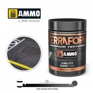  Ammo by Mig Jimenez  NoScale Acrylic Terraform Premium Textures Asphalt 100ml AMM2172