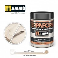  Ammo by Mig Jimenez  NoScale Acrylic Terraform Premium Textures Pacific Sand 100ml AMM2175